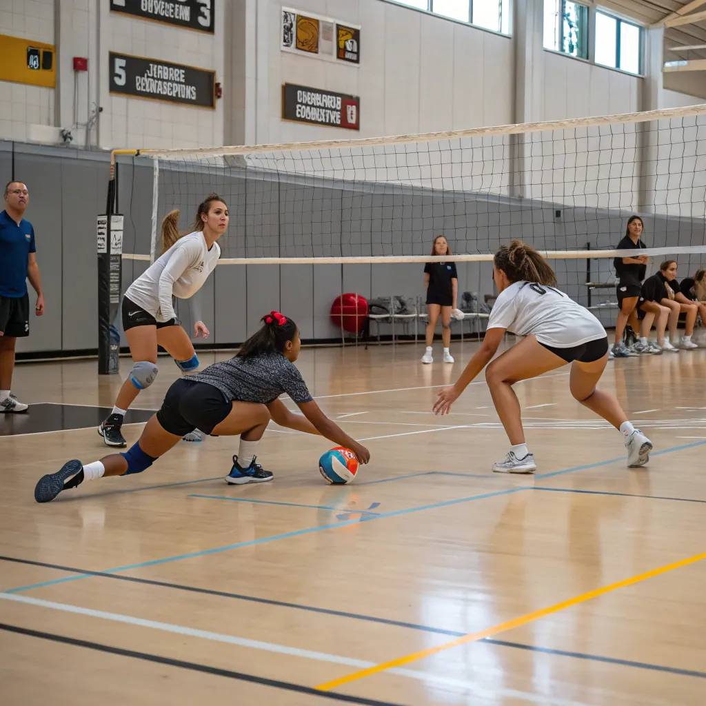 Volleyball Defense Drills Class